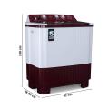 Godrej Semi Automatic Washing Machine 7 kg Maroon