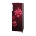 HAIER Refrigerator DC 185 Ltr midnight blossom red  Red Peony