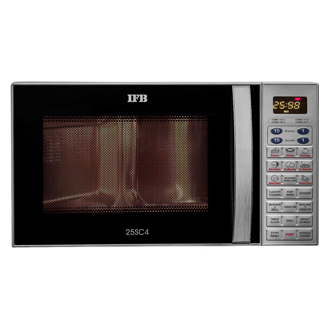Microwave Ovens 25 Ltr Silver
