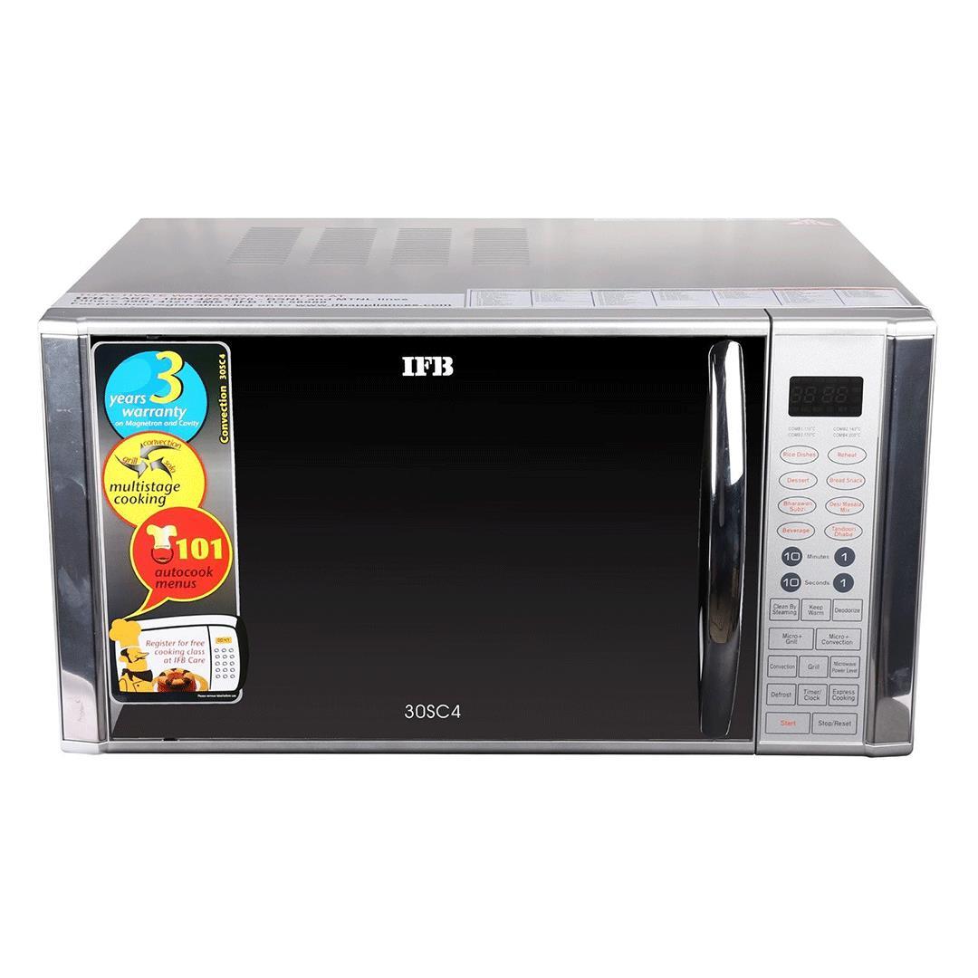 Microwave Ovens 30 Ltr Silver