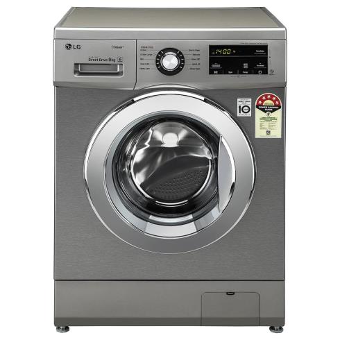 LG Fully Automatic Front Load 9 kg Grey  FHM1409BDP
