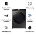 Samsung Fully Automatic Front Load 10.5 kg Black  WD10T704DBX/TL