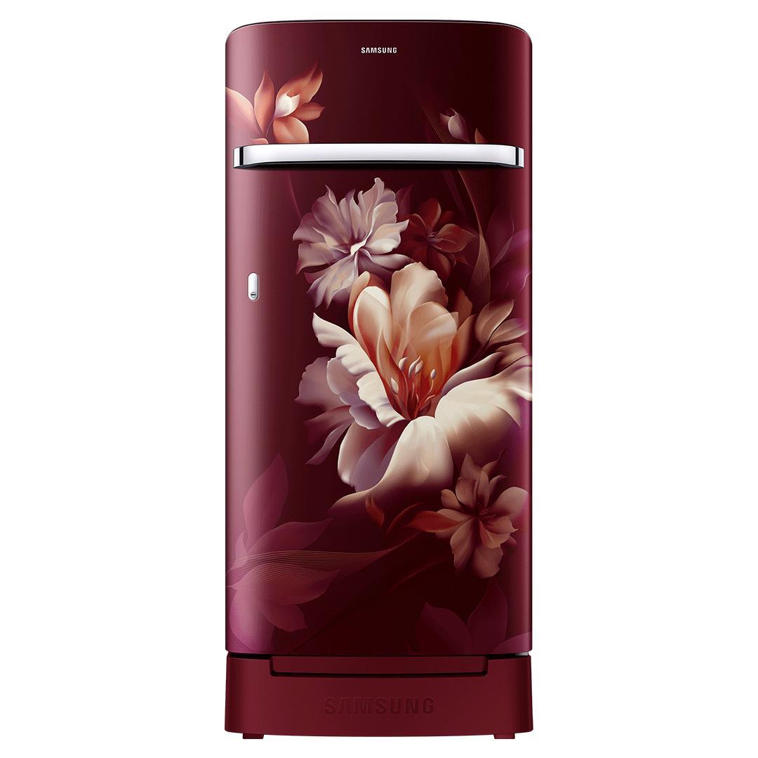 Refrigerator DC 198 Ltr midnight blossom red
