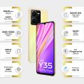 Vivo Mobile Phones 6.58 Inch Gold  Y35