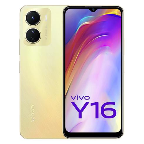 Vivo Mobile Phones 6.51 Inch Gold  Y16