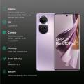 oppo Mobile Phones 6.7 Inch Purple  Reno 10 Pro 5G (12GB + 25GB)- Glossy Purple